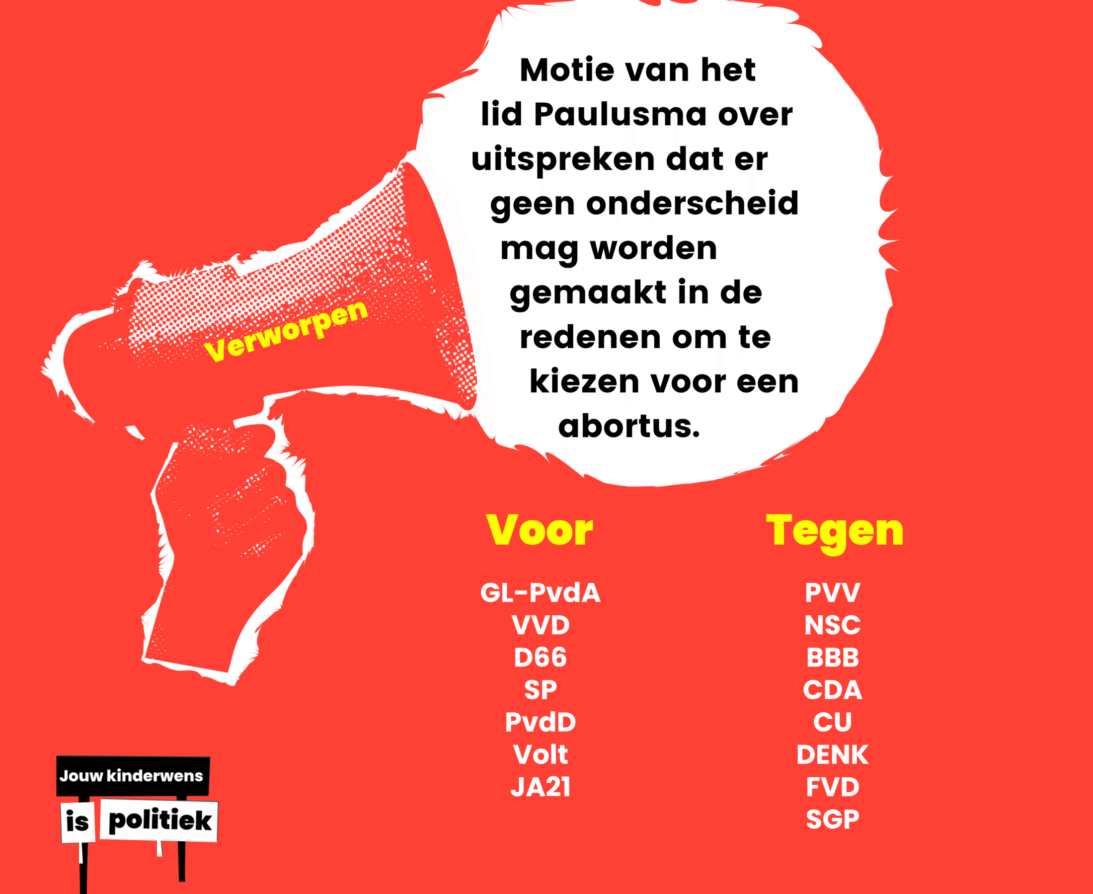 Motie over regie op kinderwens